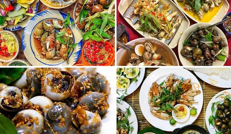 Món hải sản tại Hello Biển La Gi